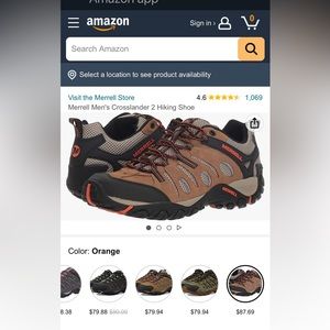 Merrill Mens Crosslander II Shoes